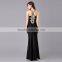 C71508A Halter Neck Sequined Backless Floor-Lenght Celebrity Evening Dresses