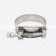 T type strong throat hoop 201 semi steel clamp with spring type stainless steel V-shaped groove clamp