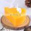 Creative Large Triangle Cheese Candle Bath Home Party Decoration Cute Non-toxic Cake Topper Scented Candle