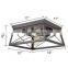 Promotion Modern Style Cage Shade Industrial Antique Wrought Iron Fan Ceiling Light with Good Quality