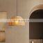 Modern Rattan Chandelier Garden Hotel Lantern Cafe Pendant Light New Creative Hanging Lamp For Restaurant Bar