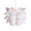 Nordic Modern White Flower Vintage Decorative Pendant Light Hanging Lamp For Bedroom Living Room