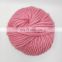 soft hand arm knitting giant tube yarn for hand knitting products like rugs 100% wool material