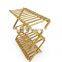 Bamboo Storage Holder Eco Friendly Foldable Multi-purpose 3-layer Bamboo Food Storage Rack Shoes Rack