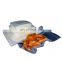 Wholesale transparent food grade Clear gusset bags flat bottom pouch for foods