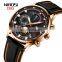 NIBOSI 2503 Sport Chronograph MensWatches Top Brand Luxury Quartz Clock Waterproof Luminous Silicone Watch Men Relogio Masculino