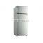 200L Chinese Factory  SAA SASO Approved Double Door No Frost Stainless Steel Refrigerator