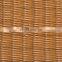 HBK wholesale deep brownness fruit bread rattan basket for plastic and iron lining