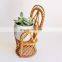 Hot Sale Rattan Plant Stand, Vintage mini rattan plant chair Boho Peacock chair Wholesale Vietnam Supplier