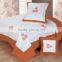 70GSM MICROFIBER EMBROIDERY QUILTED BEDSPEAD AND BEDDING SET
