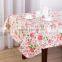 1PC Printed PEVA With Flannel Back Vinyl Table Cloth