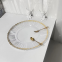 Wedding Dinning Plates Glass Clear Silver Plastic Gold Charger Plates for Wedding Party Supplies Decoration