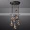 Modern Luxury Glass Ceiling Light RAIN ROUND CHANDELIER 47
