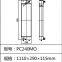 Hochwertiger Wasserkühler für Komatsu PC240-8 1110*320*130mm 1110*280*150mm