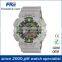2015 hot sales abs water resisting sports watch with multi time display abs sport watch for young