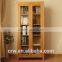 Y-1523 5-drawer wood filing cabinet with glass doors