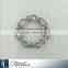 Simple garland shaped freshwater pearl brooch