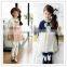 2015 Long Sleeve Fashion Cotton Kids Dress For Girls New Pattern Start Printed Girls Dresses