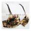 flower print sexy fancy bra,comfortable seamless ladies mature bra