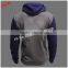 2016 men wholesale customized high quality fitness Zip Up Hoodie stringer gym mens hoodies
