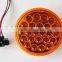 4" Inch Red 24 LED Round Stop/Turn/Tail Truck Trailer Light