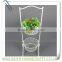 KZ8-06045 China wholesale decorative 2 tiers metal wire basket