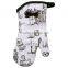Promotional cotton oven mitt custom printed oven mitt