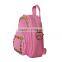 2016 Good quality pu leather backpack school shoulder bag for young lady