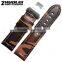 high quality Camouflage genuine calfskin leather watch Bracelet 24mm Wholesale 3PCS