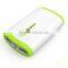 Oval Power Bank With LED Flashlight and Power Indicator 6600mAh