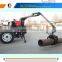 tractor crane, forest log crane, log trailer
