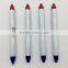 double sides two color twist ball pen for promotional gift