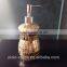 gold mosaic glass soap pump dispenser