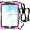 Slicone tablet shoulder strap case for iPad air 2