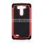 TPU +PC+Silicone shockproof case for LG G3 Mini