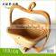 Factory price direct selling eco-friendly older bamboo fruit basket