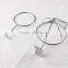 clip rectangle hanging hat display shelf