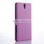 Luxury Mobile Phone PU Leather Flip Cover Case For Sony C5 Leather Case