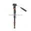 Q238 wholesale telescopic pole camera monopod 1730mm height digital DSLR video mini camera tripod monopod with handheld panhead