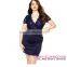 Sexy Abdomen Cut out Little Black Party Bandage latin dance dress