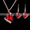 Wholesale Latest Design Fashion Necklaces Women Luxury Statement Diamond Jewelry Set SKJT0562