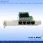 LREC9714HT Intel I350AM4 Chipset Gigabit RJ45 4 Port PCI Express Lan Card For Server