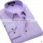 Hot selling men clothes black color cotton business slim fit twill men dress shirt design