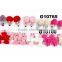 baby crystal ribbon flower hair clips wholesale