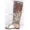 lace flower summer boots