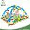 New indoor activity baby gym mat with hanging toys