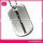 Fashion epoxy coating dog tag with custom logo