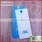 Blue coated gold paper swing tag cards for brand clothes jeans