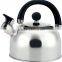 201 Stainless Steel Whistling Tea Kettle with Removable Handle