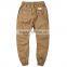 Plus Size Casual Khaki Floral Pants